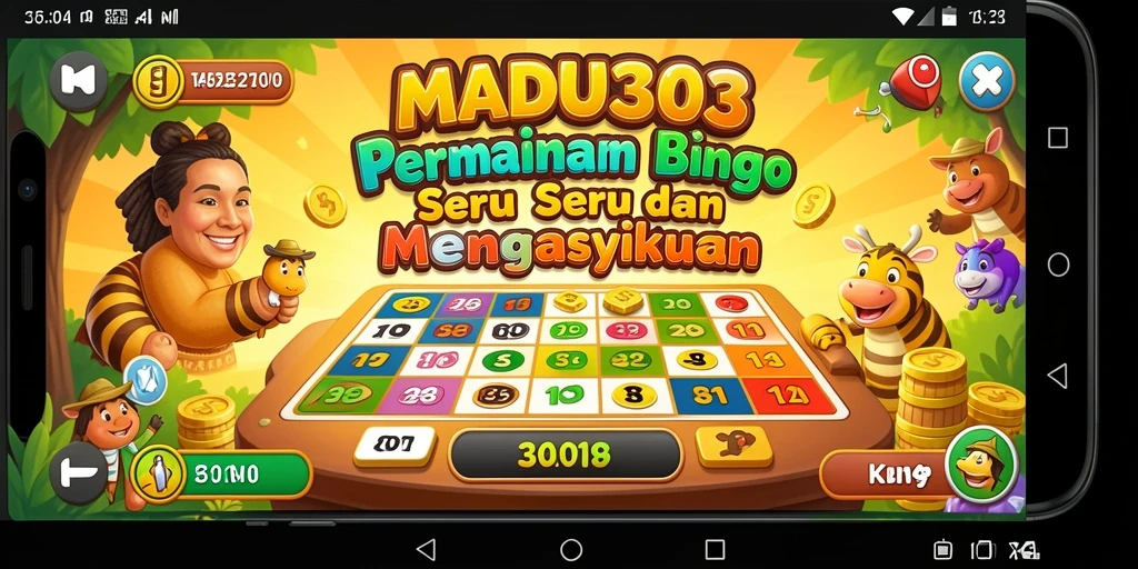 Tampilan menarik dari gameplay Bingo di MADU303.