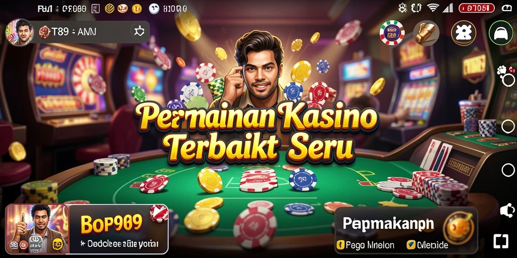 Tampilan gameplay seru dari PT89 aplikasi Kasino.
