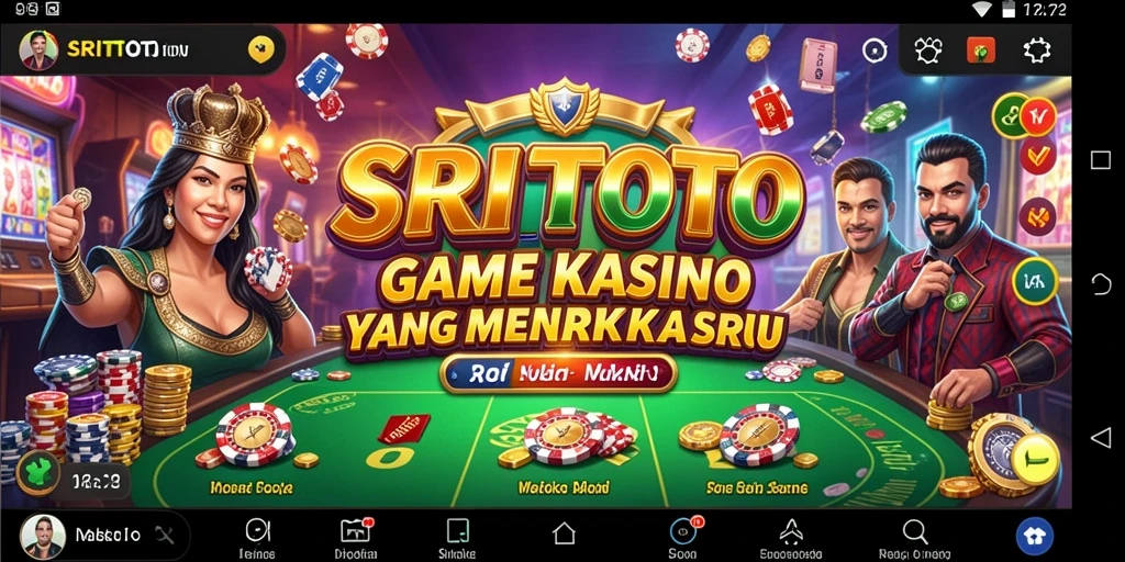 Tampilan menarik dari gameplay Kasino di SRITOTO.